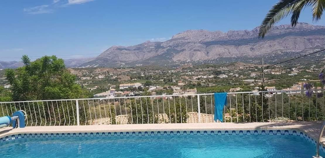 Haus Mit Pool Und Meerblick Altea Eksteriør billede